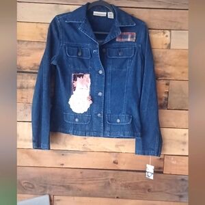 Chadwicks Upcycled Denim Jacket: